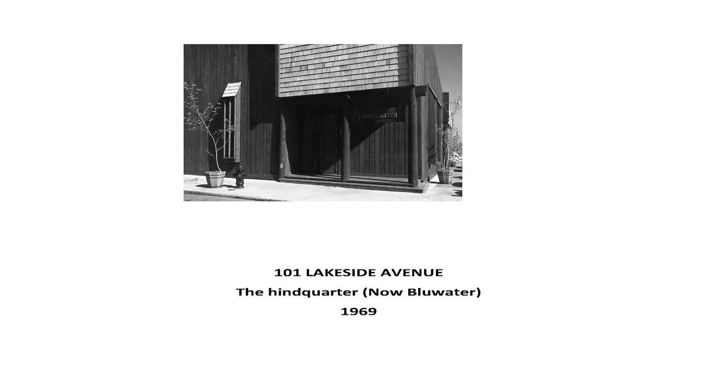1969 — when 102 Lakeside was The Hindquarter